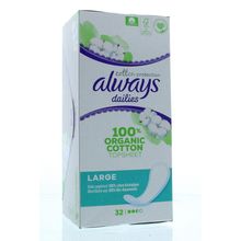 Foto van Always Dailies cotton protection inlegkruisjes large