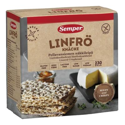 Semper Knackebrod lijnzaad glutenvrij