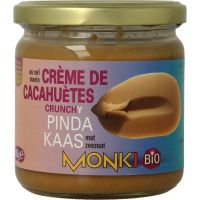 Monki Pindakaas crunchy met zout eko