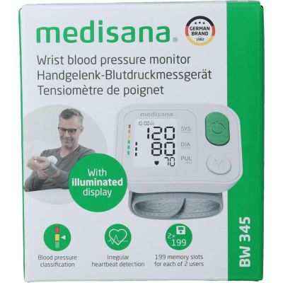 Medisana Polsbloeddrukmeter BW 345 1 stuks - Bloeddrukmeter