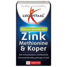 Foto van Lucovitaal Zink methionine & koper