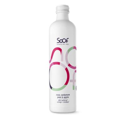 Soof Drinks Siroop kardemom peer & appel Soof Drinks Siroop kardemom peer & appel 340 Milliliter - Dranken