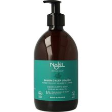 Foto van Najel Aleppo zeep vloeibaar pompflacon bio