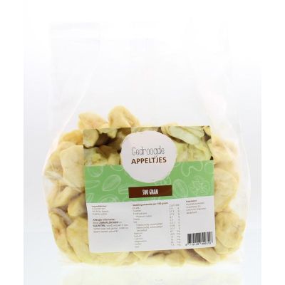 Mijnnatuurwinkel Gedroogde appeltjes 500 gram - Overig reform/levensmiddelen
