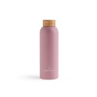 Waterdrop Roestvrijstalen drinkfles pastel pink matt 600ml