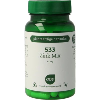 AOV 533 Zink Mix 60 vegicaps - Mineralen multi
