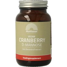 Foto van Mattisson Cranberry D-mannose met berendruif extract