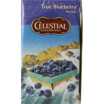 Celestial Season True blueberry herb tea Celestial Season True blueberry herb tea 20 zakjes - Thee