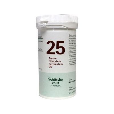 Pfluger Aurum chloratum natrium 25 D6 Schussler 400 tabletten - Homeopathische geneesmiddelen