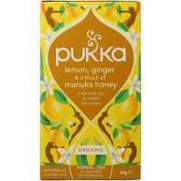 Pukka Lemon ginger touch of Manuka honey bio