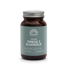 Foto van Mattisson Vegan omega-3 algenolie DHA 210 mg EPA 70 mg
