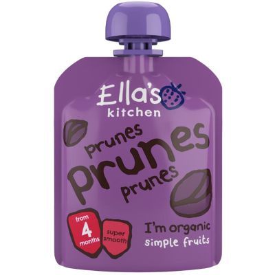 Ella's Kitchen Pruimen knijpzakjes 4+ maanden bio 70 gram - Babyvoeding