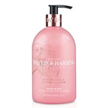 Foto van Baylis & Harding Hand wash pink magnolia & pear blossom