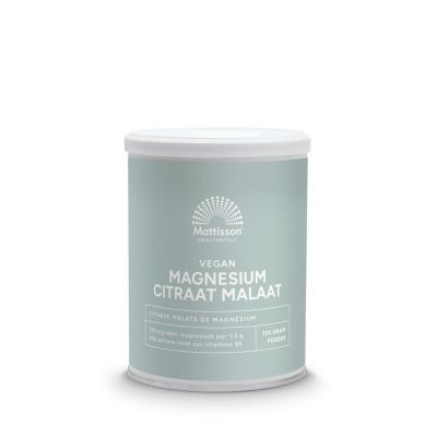 Mattisson Magnesium citraat malaat poeder Foto van Mattisson Magnesium citraat malaat poeder