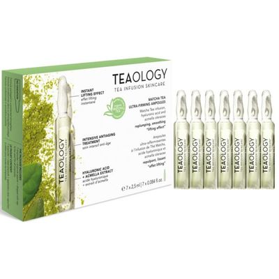 Teaology Matcha tea ultra firming ampoules 7 stuks - Dag en Nachtcreme
