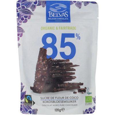 Foto van Thins dark 85% met kokosbloesemsuiker