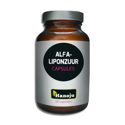 Hanoju Alfa liponzuur 400 mg 90 Vegetarische capsules - Overige vitaminen/mineralen