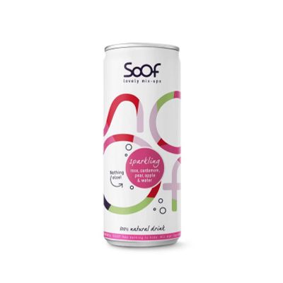 Soof Drinks Sparkling roos kardemom peer & appel Soof Drinks Sparkling roos kardemom peer & appel 250 Milliliter - Dranken