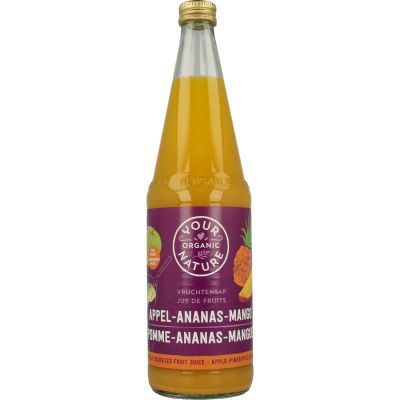 Your Organic Nat Vruchtensap appel ananas mango Your Organic Nat Vruchtensap appel ananas mango 700 Milliliter - Dranken