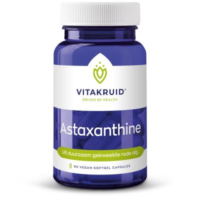 Vitakruid Astaxanthine vegan uit duurzaam gekweekte alg 60 vegicaps - Overige vitaminen/mineralen