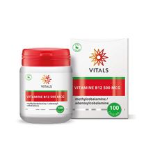 Foto van Vitals Vitamine B12 500mcg