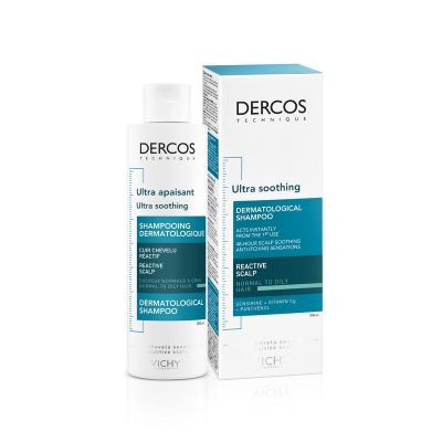 Vichy Dercos ultra kalmerende shampoo normaal/vet haar 200 ml - Shampoo
