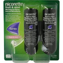 Nicorette mondspr fr&mint duo Foto van Nicorette mondspr fr&mint duo