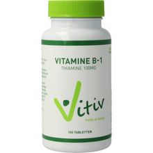 Foto van Vitiv Vitamine B1 100mcg
