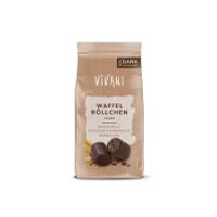 Vivani Chocolade wafelrolletjes puur bio