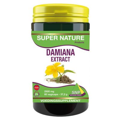 SNP Damiana extract 2500 mg puur 60 capsules - Fytotherapie