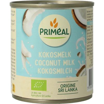 Primeal Kokosmelk 225 ml - Overig reform/levensmiddelen