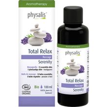 Foto van Physalis Massageolie total relax bio