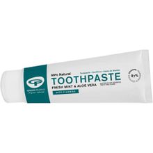 Foto van Green People Fresh mint & aloe vera fluoride toothpaste