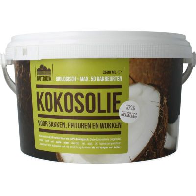 Nutribel Kokosolie geurloos bio 2500 Milliliter - Overig reform/levensmiddelen
