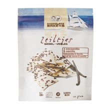 Foto van Chocolatemakers Bio chocozeiltjes wit vanille met cacaonibs bio