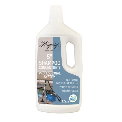 Hagerty Tapijtshampoo concentraat 5 60m2 Hagerty Tapijtshampoo concentraat 5 60m2 1 liter - Reinigingsmiddel