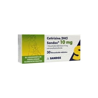 Sandoz Cetirizine 10 mg