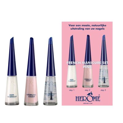 Foto van French manicure pink 3 x 10 ml