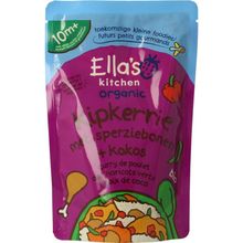 Foto van Ella's Kitchen Kipkerrie sperzieboon kokos 10+ maanden