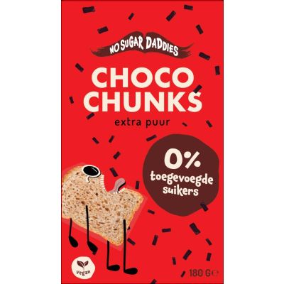 No Sugar Daddies Choco chunks extra puur bio