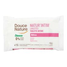 Foto van Douce Nature Intieme hygienische doekjes bio katoen
