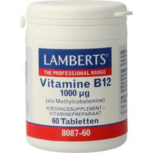 Foto van Lamberts Vitamine B12 methylcobalamine 1000 mcg