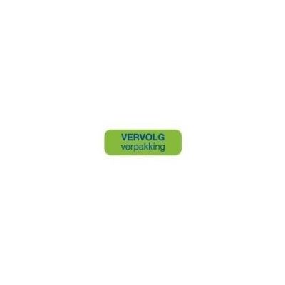 Strooketiket vervolg verpakking 30 x 10 mm 1000 stuks - 