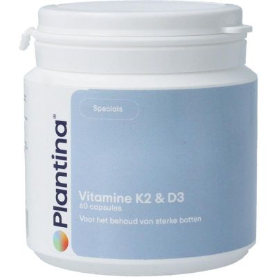 Foto van Plantina Vitamine K2 en D3
