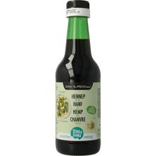 Foto van Terrasana Raw hennep olie koudgeperst in glas