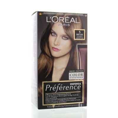 Loreal Preference 05 bruges licht bruin 1 set - Haarkleuring