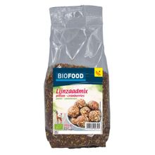Foto van Biofood Lijnzaadmix pitten cranberry bio