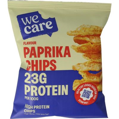 Wecare Chips paprika 25 gram - Gezonde tussendoortjes