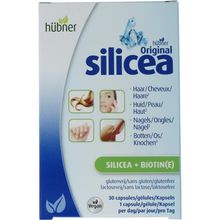 Hubner Original silicea capsules met biotine Foto van Hubner Original silicea capsules met biotine