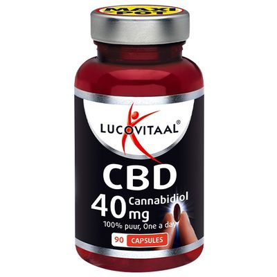 Foto van Lucovitaal CBD Cannabidiol 40 mg